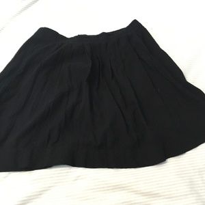 Black loft mini skirt